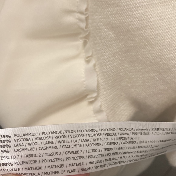 TWIN-SET cream sweater with ruffle trim - Picture 12 of 13